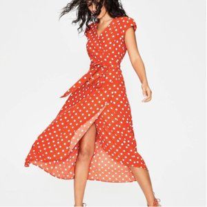 Orange Polka Dot Dress